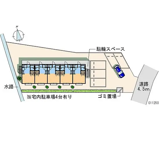 ★手数料０円★八王子市東中野　月極駐車場（LP）